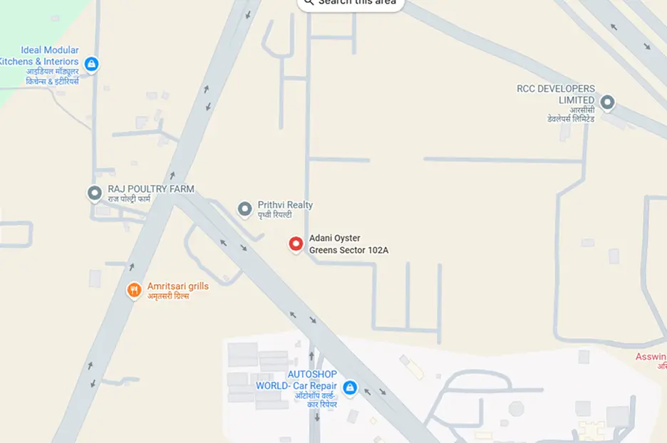 Adani 102A Location Map